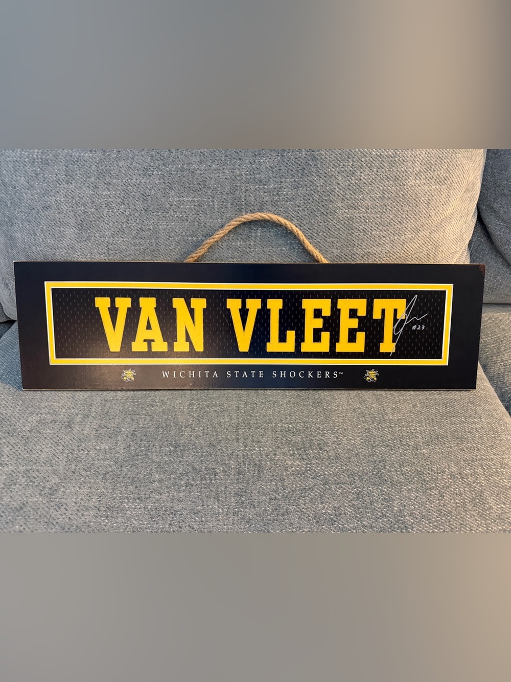 Fred VanVleet Wichita State Shockers WSU #23 Basketball Wall Sign 20”